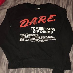 vintage D.A.R.E. pull over